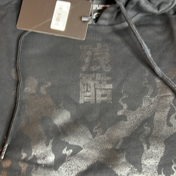 🎯NWT Killstar Night Terror Oversized Hoodie Black Size Small - Picture 7 of 14